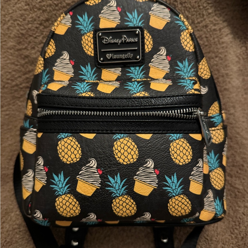Disney Parks Loungefly Dolewhip Pineapple Backpack